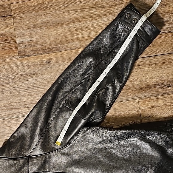 Womens Wilson Leather Experts Collared Leather Bomber Moto Jacket XL - Picture 7 of 10